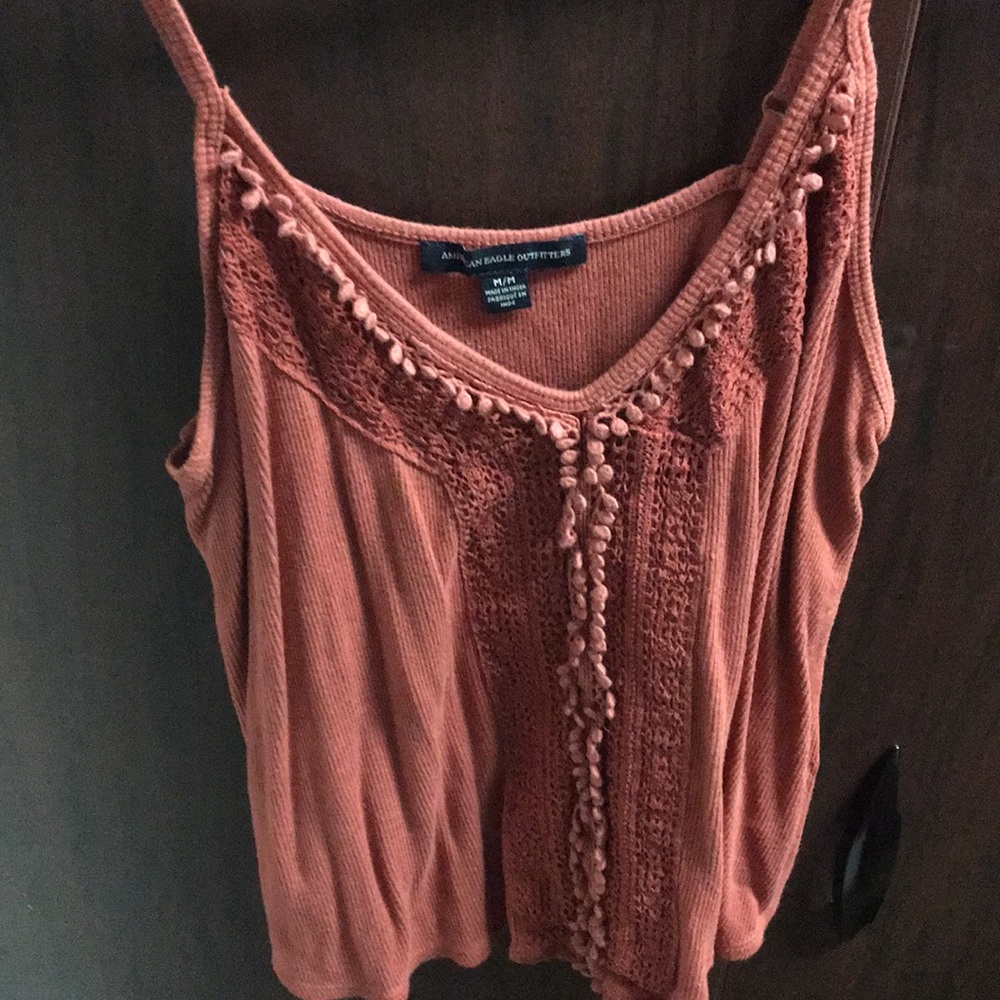 Burnt orange crop top